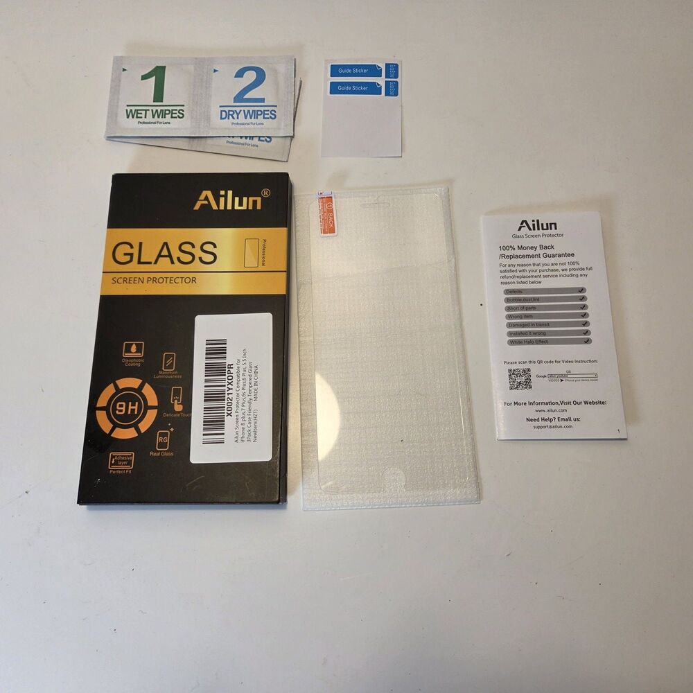 Tempered Glass Sheet for 9H Clear iPhone 8/7/6 Plus or DIY Crafts Shield